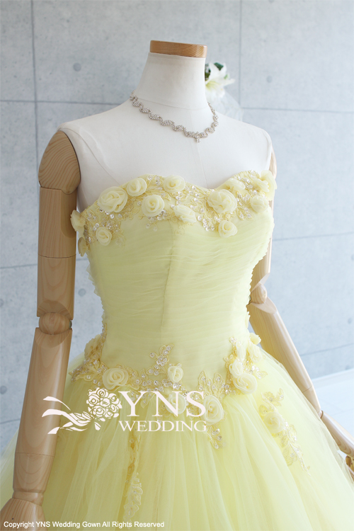 CT-DAW09-YW｜SELECT DRESS カラードレス｜ウェディングドレスのYNS ...