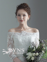 YNS WEDDING ウェディングドレス　ボレロ　SL-PO65