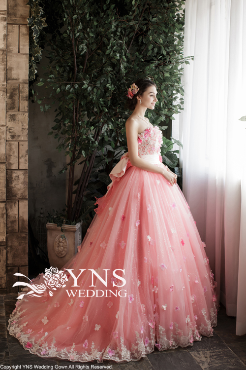人気ブランドを カラードレス yns wedding ピンク ecousarecycling.com