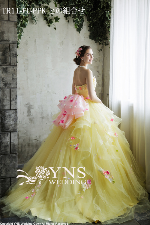 yns wedding カラードレス 2～3Lサイズ相当-