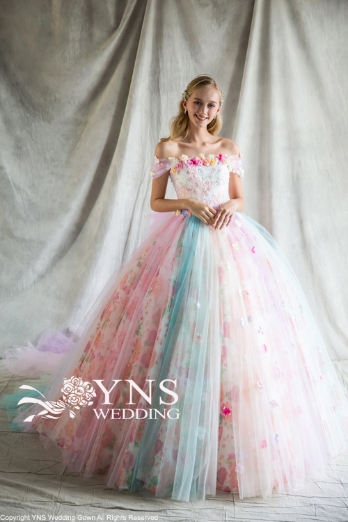 SL19308｜LaVenie Collection カラードレス｜ウェディングドレスのYNS ...