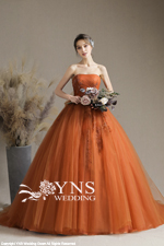 カラードレス プリンセスライン 1 15 ウェディングドレスのyns Wedding