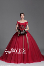 カラードレス プリンセスライン 1 15 ウェディングドレスのyns Wedding