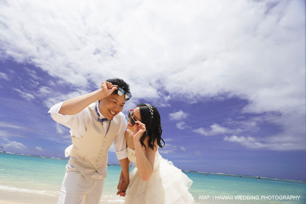 ハワイで新婚旅行のお写真を Yns Wedding